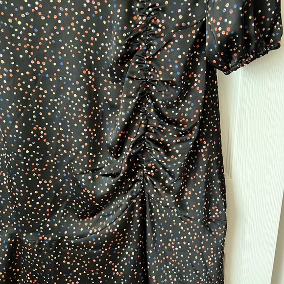 Sam Edelman black Dot Print Sheath Dress size 12 - Picture 6 of 8